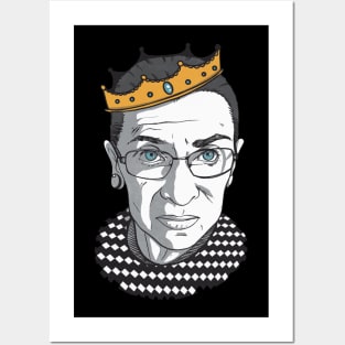 Ruth bader crown Posters and Art